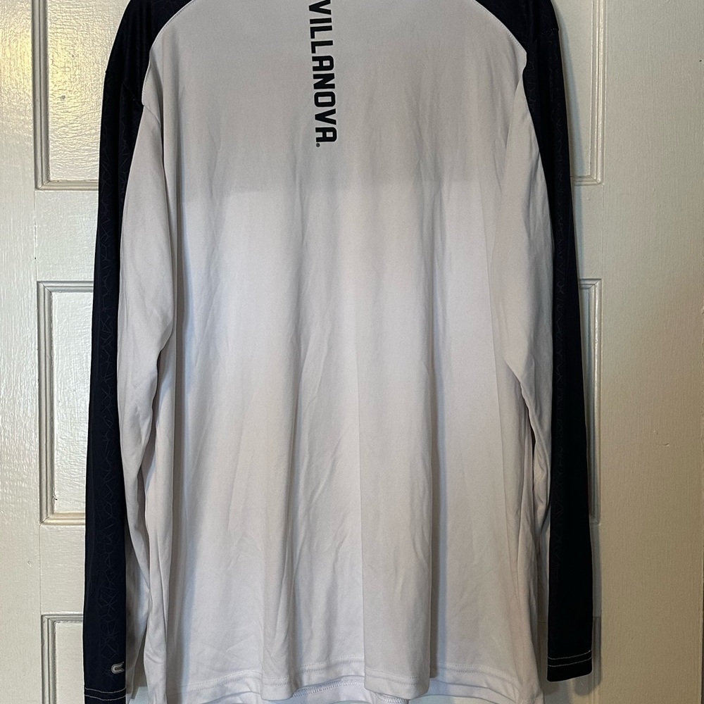 Villanova Basketball Colosseum Navy White Athletic Quarter Zip Jacket Mens XL - Picture 8 of 8